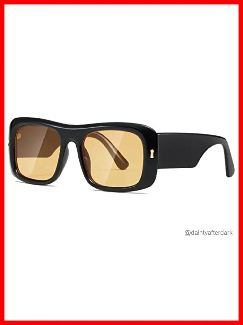 Y2K Square Sunglasses Oversized Retro Shades
